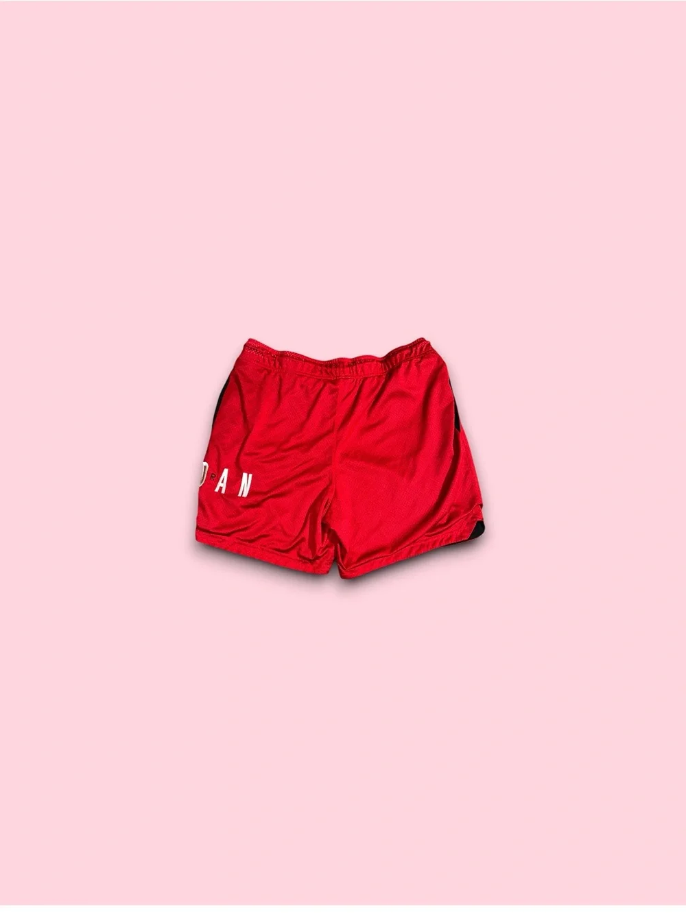 Nike Air Jordan Mens Basketball Shorts Mesh Red 7